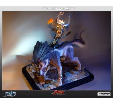 Twilight Princess Wolf Link and Midna 16 inches scale statue 